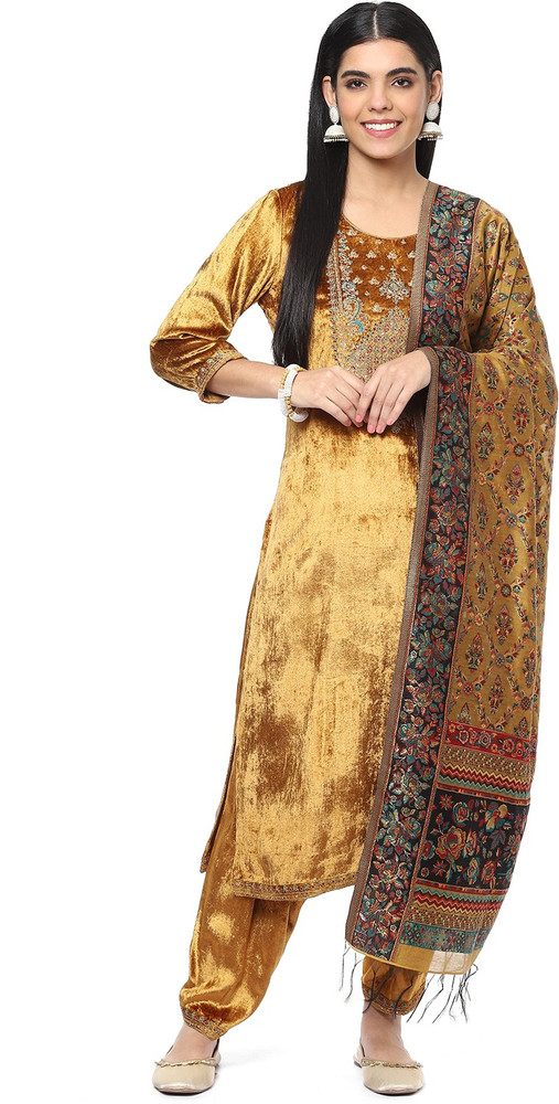 BIBA Self Design Kurta Salwar Dupatta Set Buy BIBA Self