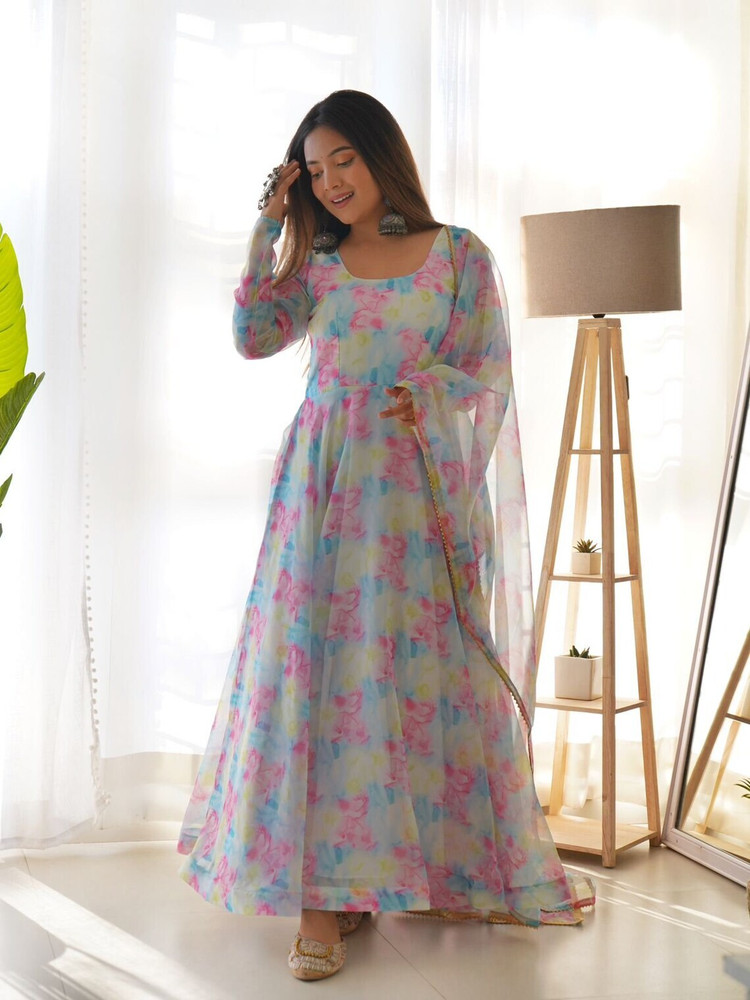 Ladies gown on flipkart hotsell