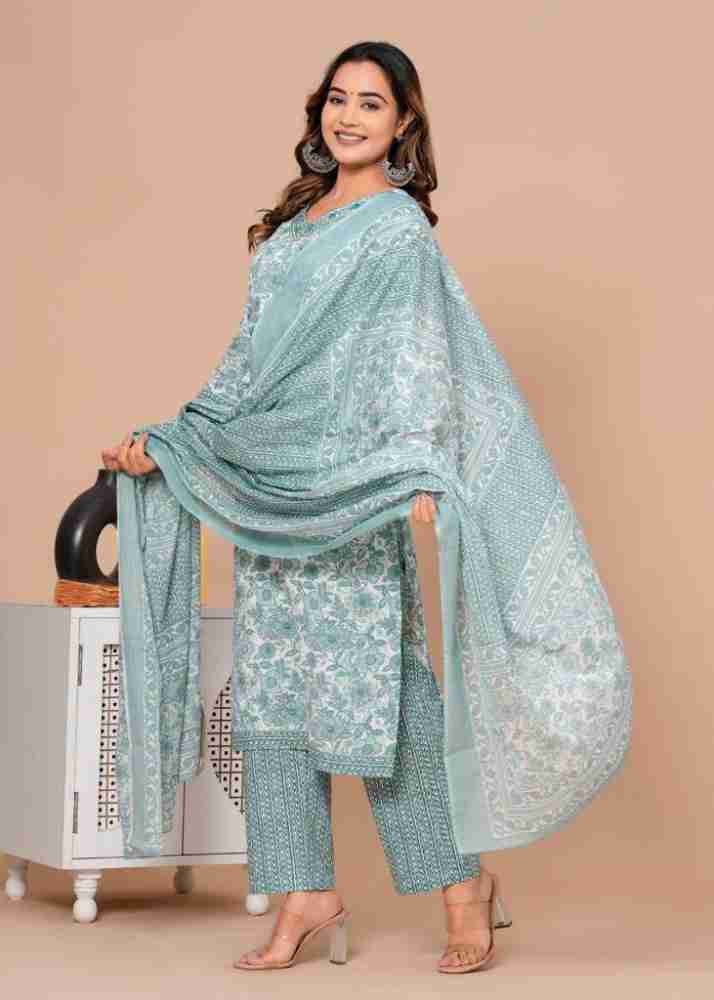 PONEPO Women Kurta Salwar Dupatta Set - Buy PONEPO Women Kurta Salwar  Dupatta Set Online at Best Prices in India