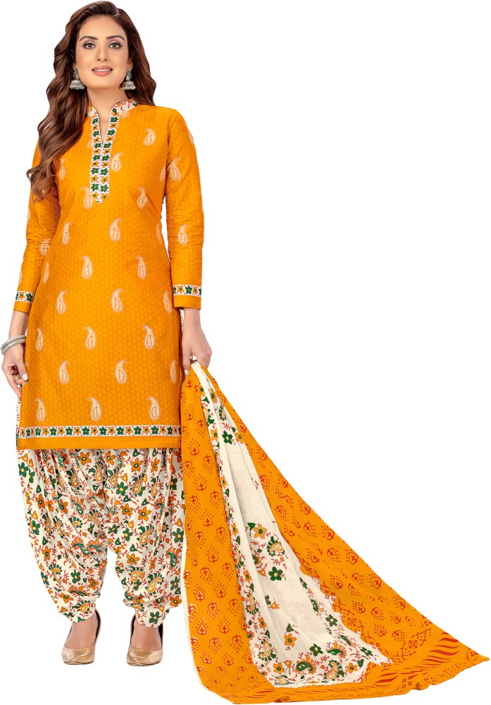 Rashmika Printed Kurta, Salwar & Dupatta Set - Buy Rashmika Printed Kurta,  Salwar & Dupatta Set Online at Best Prices in India