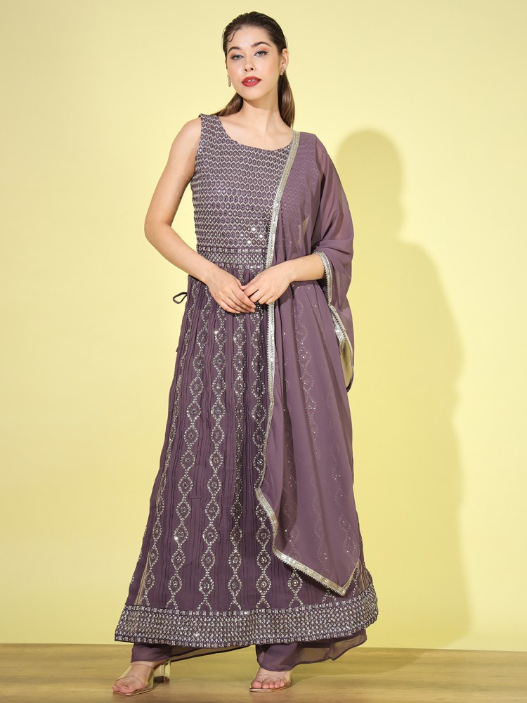 CHHABRA 555 Embroidered Kurta, Palazzo & Dupatta Set - Buy CHHABRA 555  Embroidered Kurta, Palazzo & Dupatta Set Online at Best Prices in India |  Flipkart.com