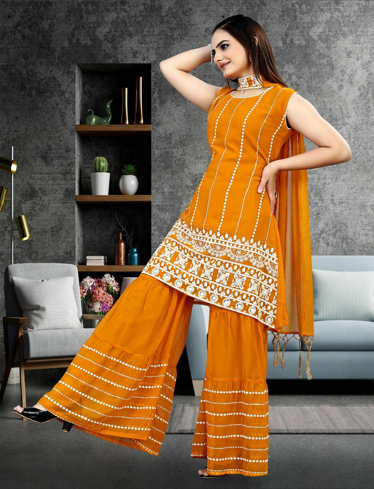 Sharara suits online on flipkart