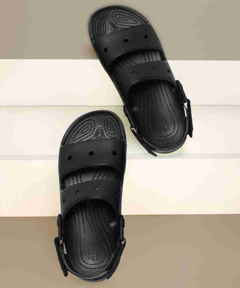 Crocs men cheap black sandals