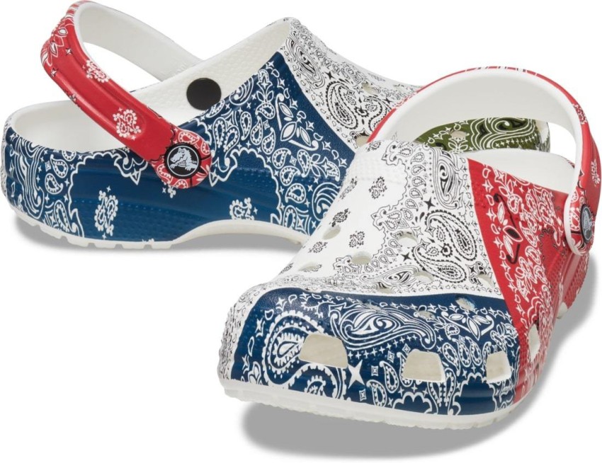 Crocs bandana online print