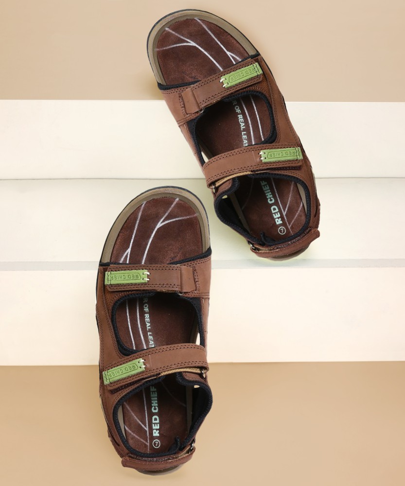 RED CHIEF Men Brown Green Sports Sandals Buy Brown Color RED