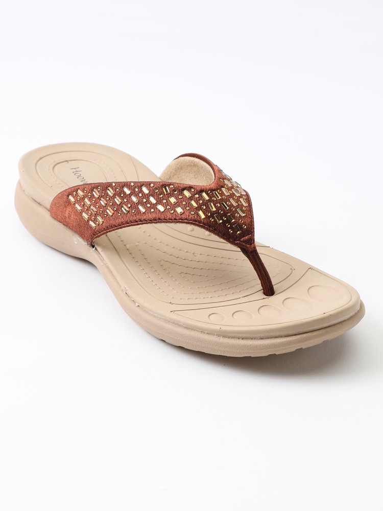 Balujas Fiona Flats Copper Sandal at Rs 899/pair, Women Casual Sandals in  New Delhi