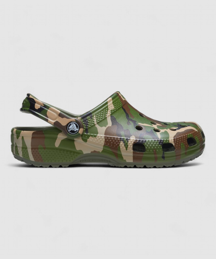 Mens camo crocs size 10 best sale