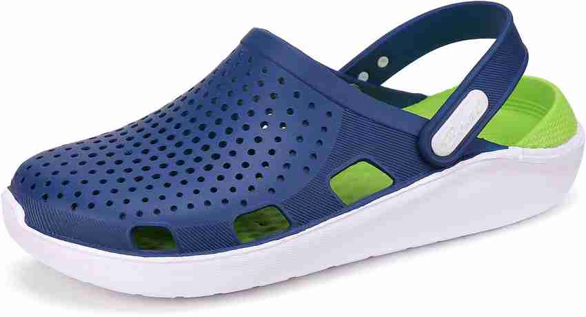 SHOEFLY Men Blue Green Clogs Buy SHOEFLY Men Blue Green Clogs