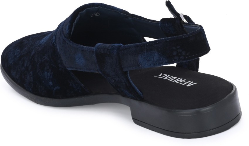 Navy discount suede sandals