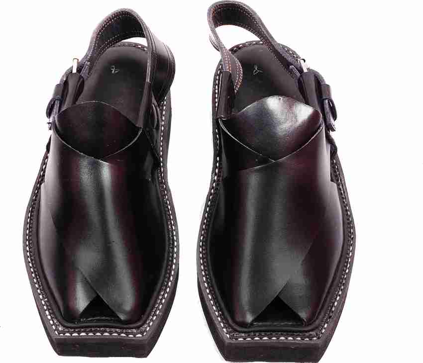 PESHAWARI CHAPPAL Men Black Sandals Buy PESHAWARI CHAPPAL Men