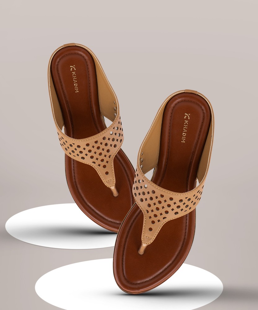 Khadim s Women Tan Flats Buy Khadim s Women Tan Flats Online at