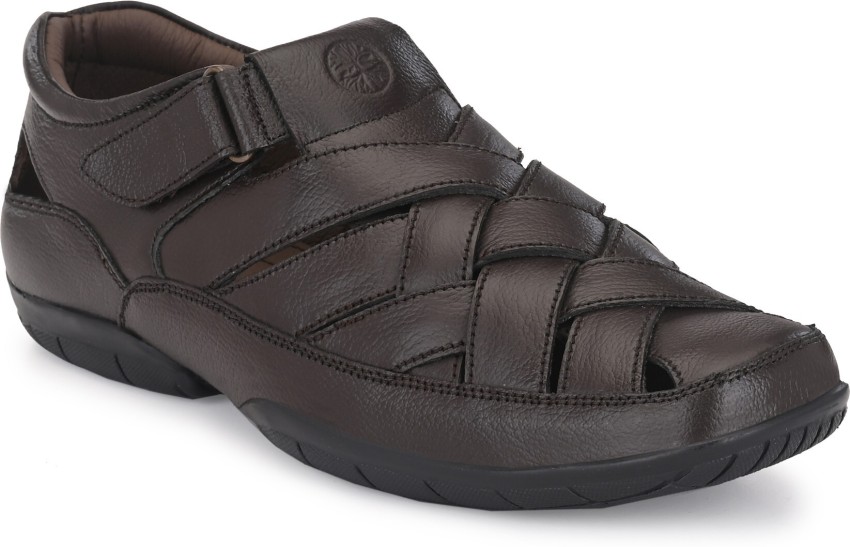 Leather sandal shops price