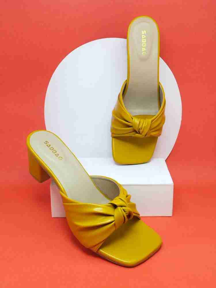 Navy and hotsell yellow heels