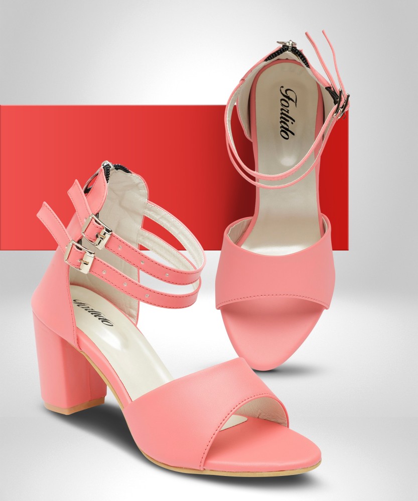 Pink store heels online