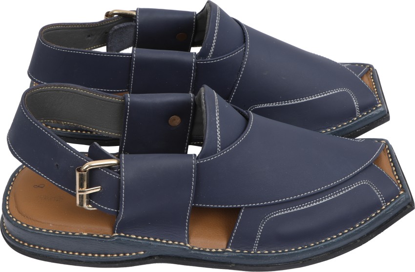 PESHAWARI CHAPPAL Men Blue Casual Buy PESHAWARI CHAPPAL Men Blue