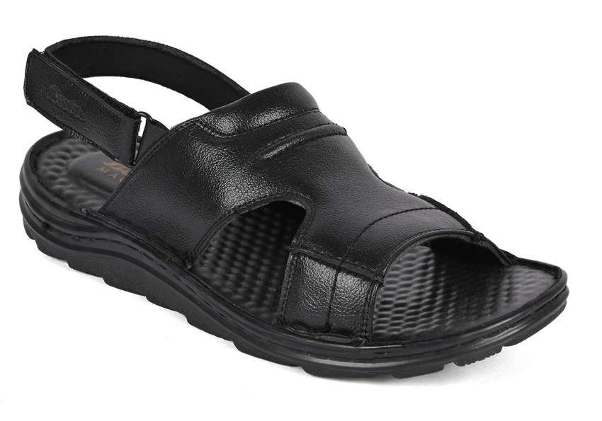 Bata black sandals store