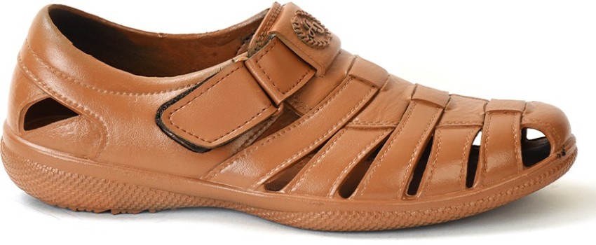 AJANTA Men Tan Sandals Buy AJANTA Men Tan Sandals Online at Best