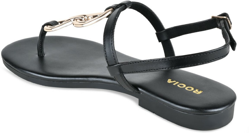Rocia top black sandals