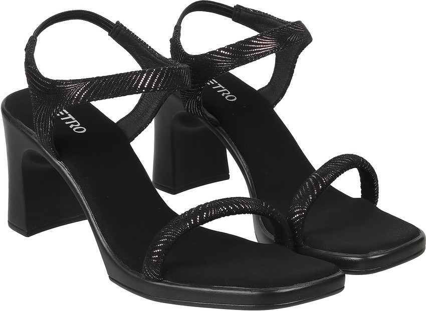 METRO Women Black Heels Buy METRO Women Black Heels Online at