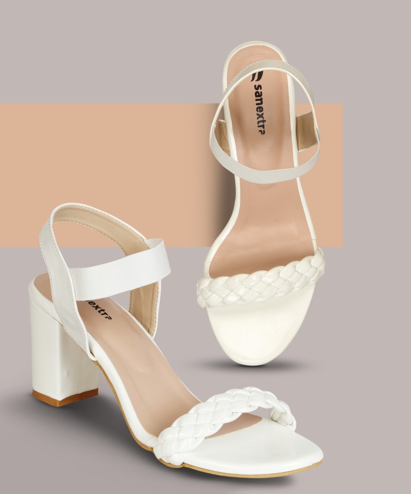 Sanextra Women White Heels Buy Sanextra Women White Heels Online