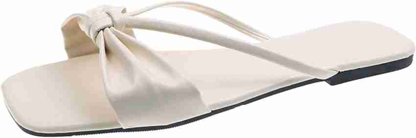 White flip best sale flops womens