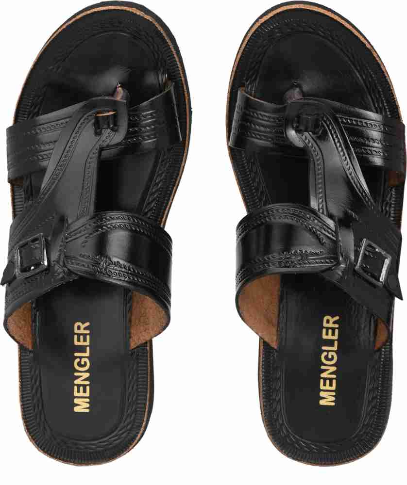 MENGLER Men Black Sandals Buy MENGLER Men Black Sandals Online