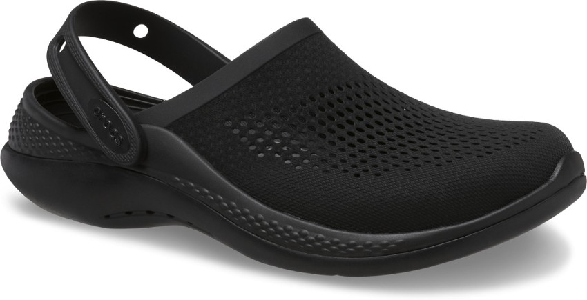 Full on sale black crocs