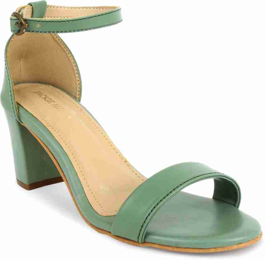 Light green sandals discount heels