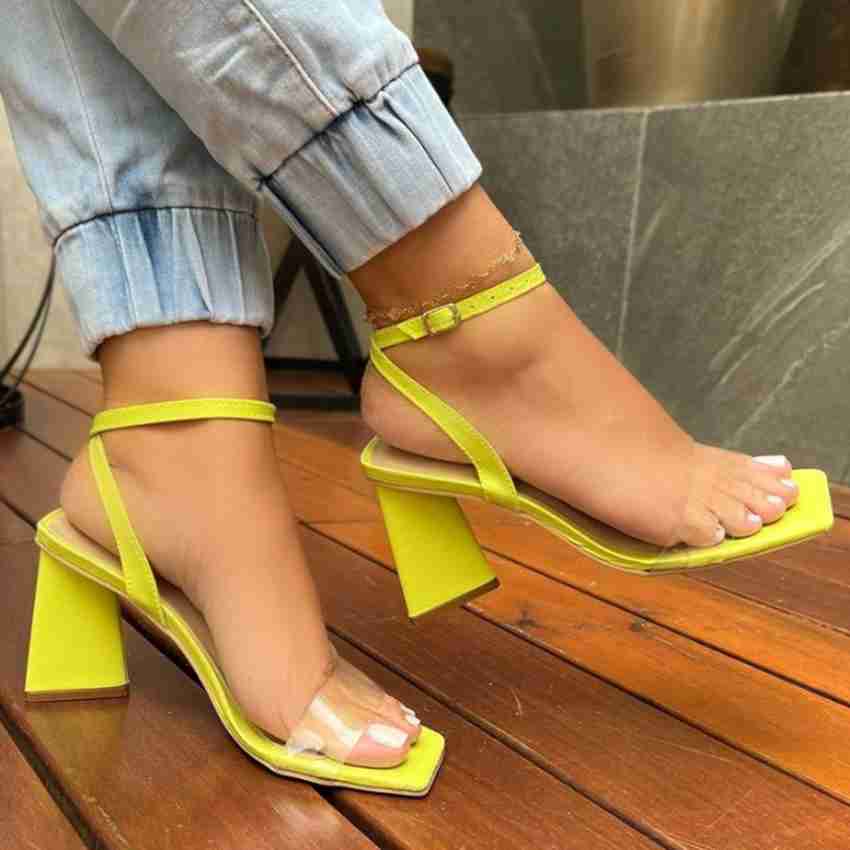 Neon sales colour heels