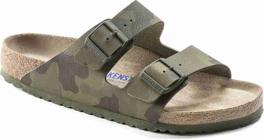 Green best sale leather birkenstocks