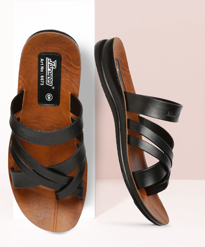 Paragon Men Black Sandals Buy Paragon Men Black Sandals Online