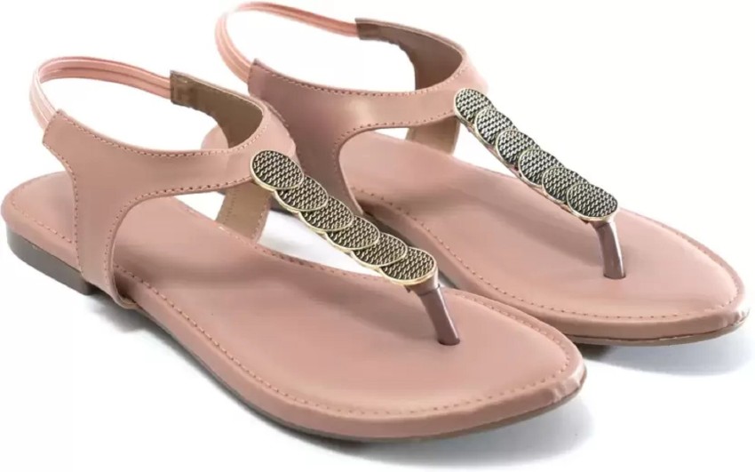 Shoestail Women's Fashion Sandal (Peach, 4) : Amazon.in: Fashion