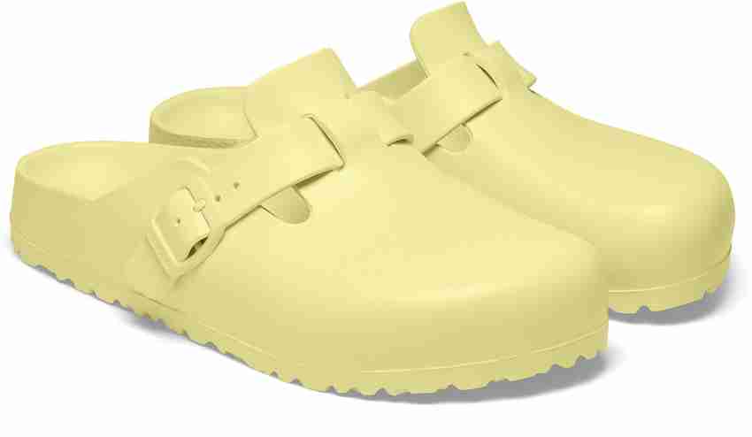 Yellow birkenstock clogs shop