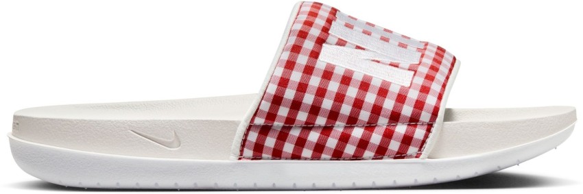 Nike discount checkered slides