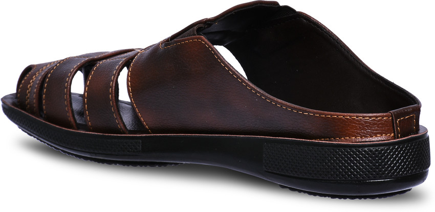 paragon max men's brown sandals