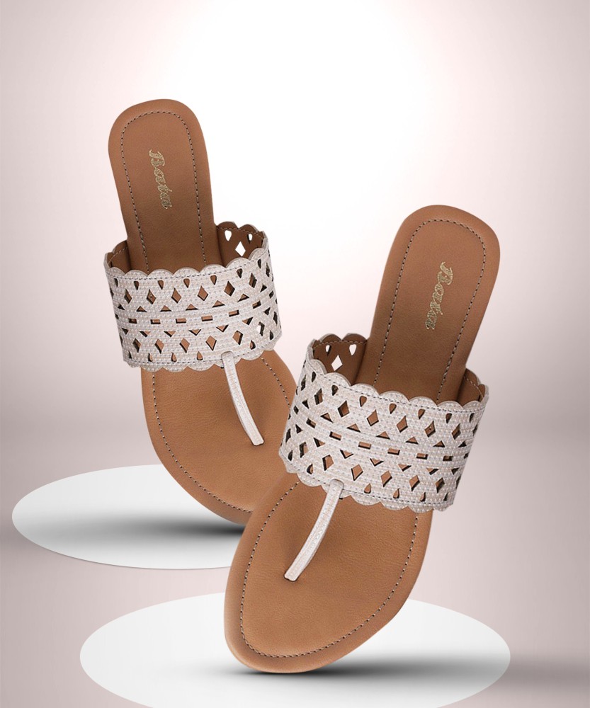 Bata PALMA THONG Women Beige Sandals - Buy Bata PALMA THONG Women
