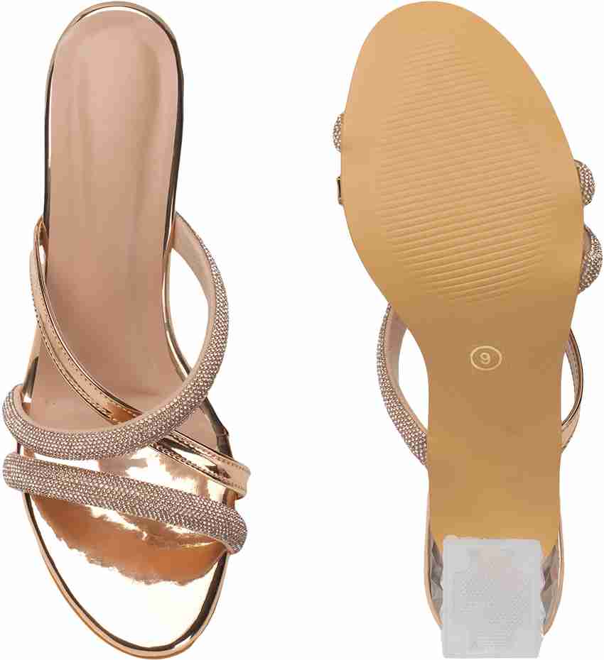 Gold outlet sandals sale