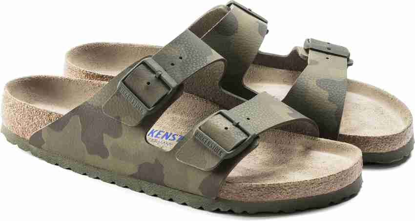 Birkenstock arizona soft online footbed green