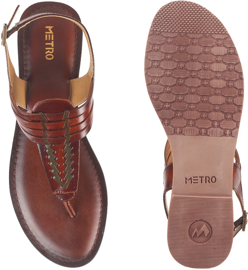 Metro tan sale thong sandals