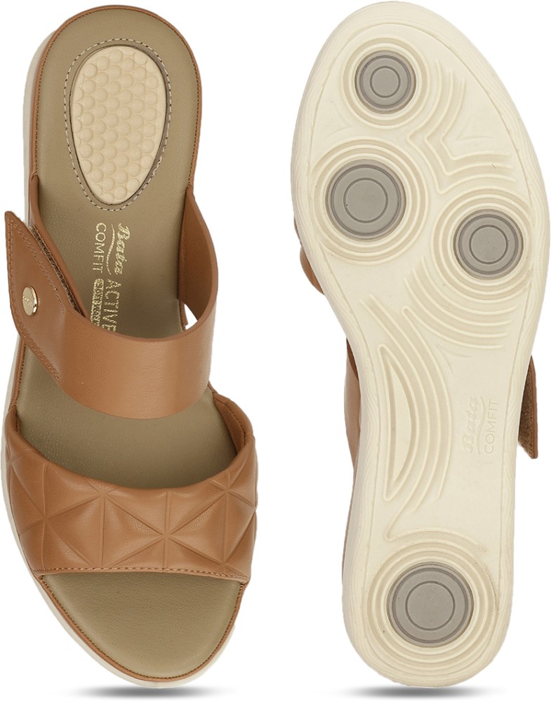 Bata Women Brown Wedges Buy Bata Women Brown Wedges Online at