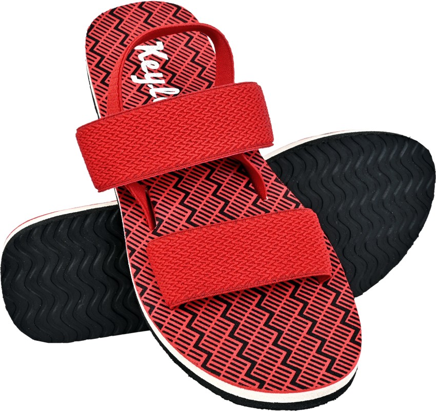 Mens red online sandals