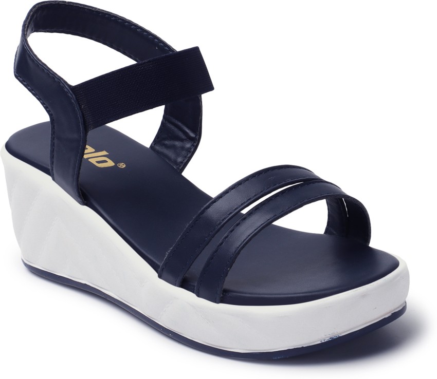 Navy discount blue wedges