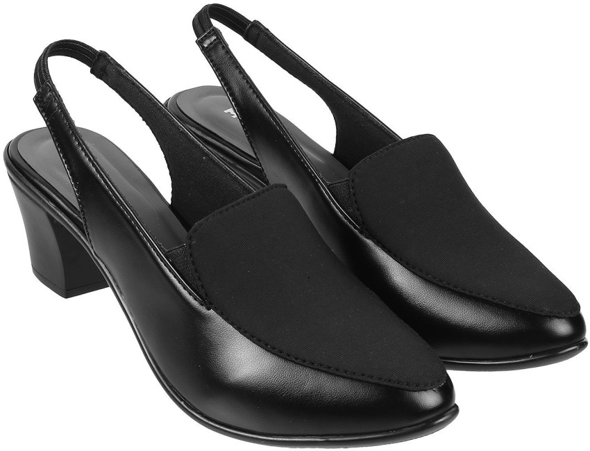 MOCHI Women Black Heels - Buy MOCHI Women Black Heels Online at Best Price  - Shop Online for Footwears in India