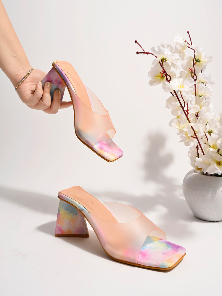 Iridescent block 2025 heels
