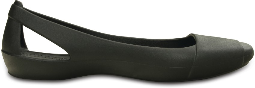 crocs sienna flat black