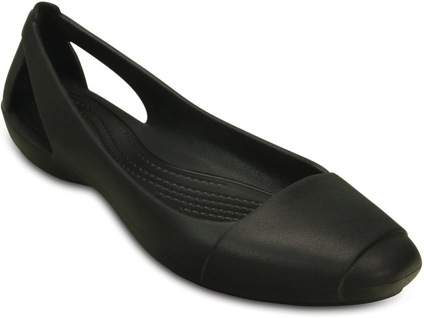 crocs sienna flat black