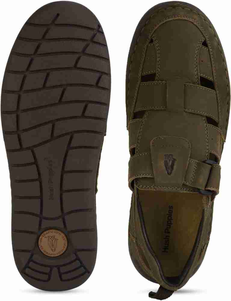 Hush puppies deals olive sandals