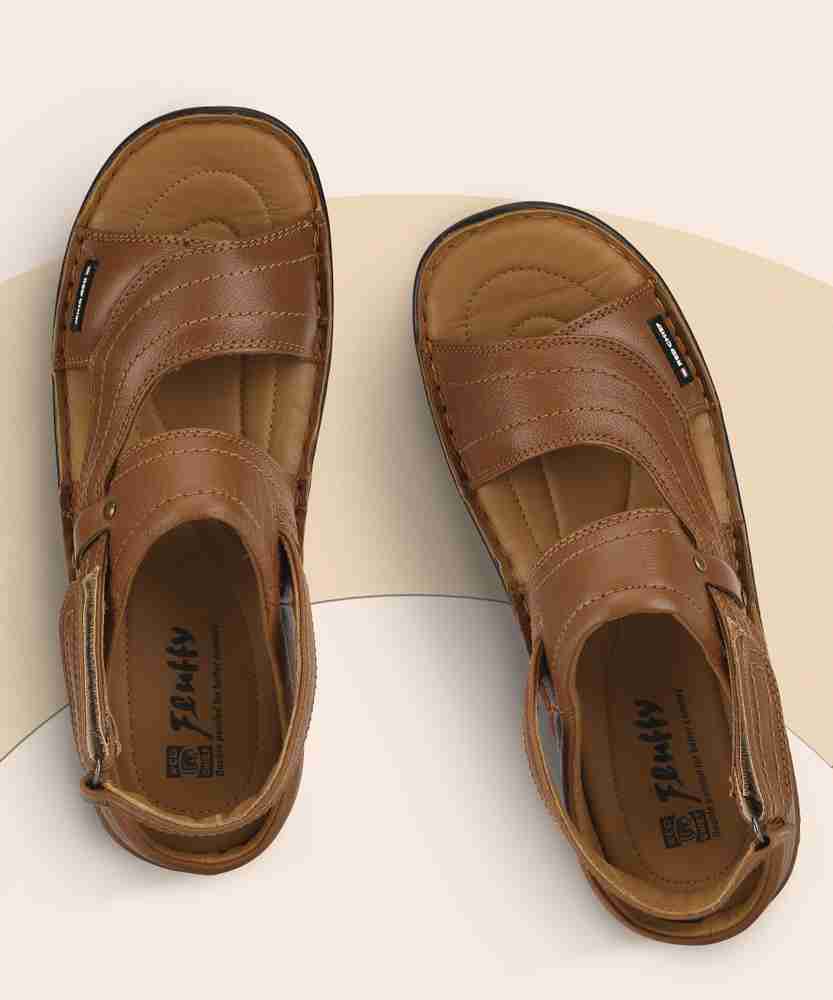 Red chief fluffy sandals online
