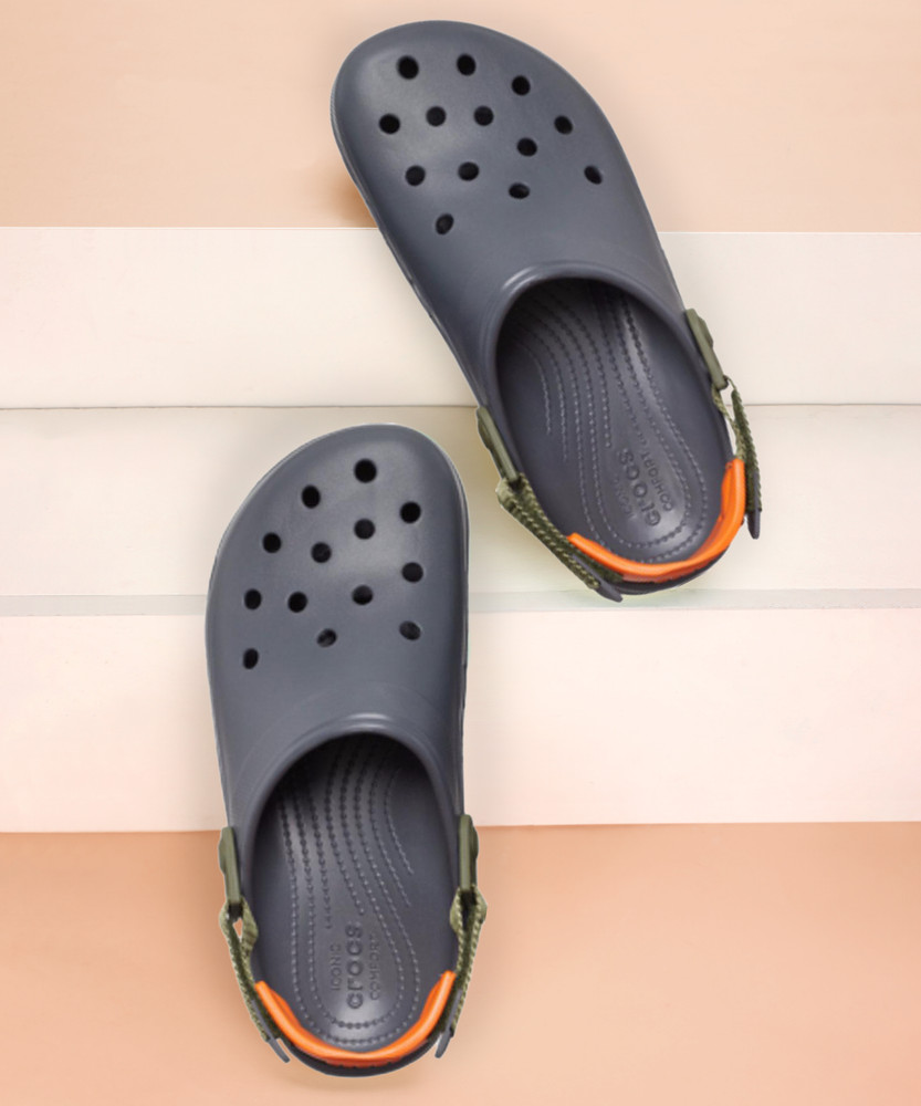 CROCS Classic Men Grey Clogs Buy CROCS Classic Men Grey Clogs
