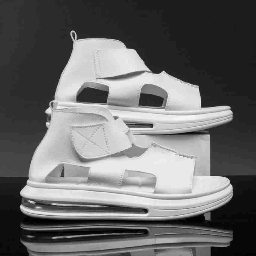 BIZAZO Men White Sandals Buy BIZAZO Men White Sandals Online at